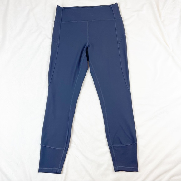 NWOT Lululemon In Movement 7/8 Tight Everlux Size 10 Blue Tied - Picture 3 of 9